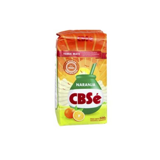 A half kilo package of Yerba Mate CBSe Orange