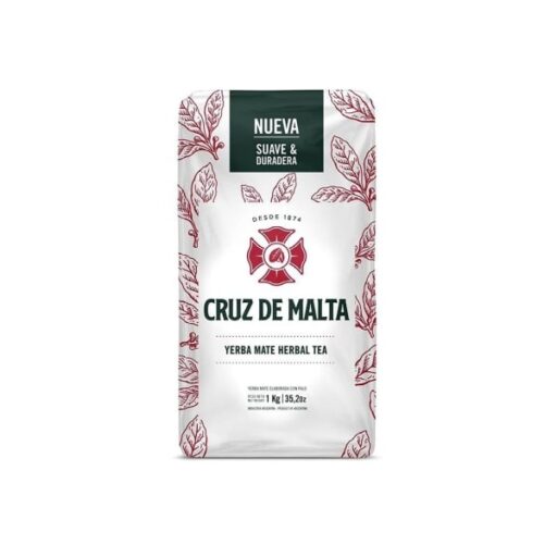 A kilo package of Yerba Mate Cruz de Malta