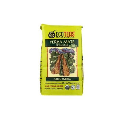 A half kilo package of Yerba Mate Ecoteas Organic